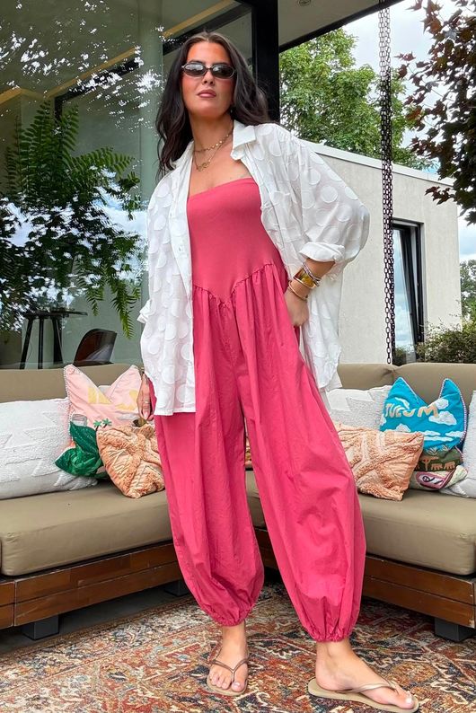 Bambalino Jumpsuit Rhubarb Rose